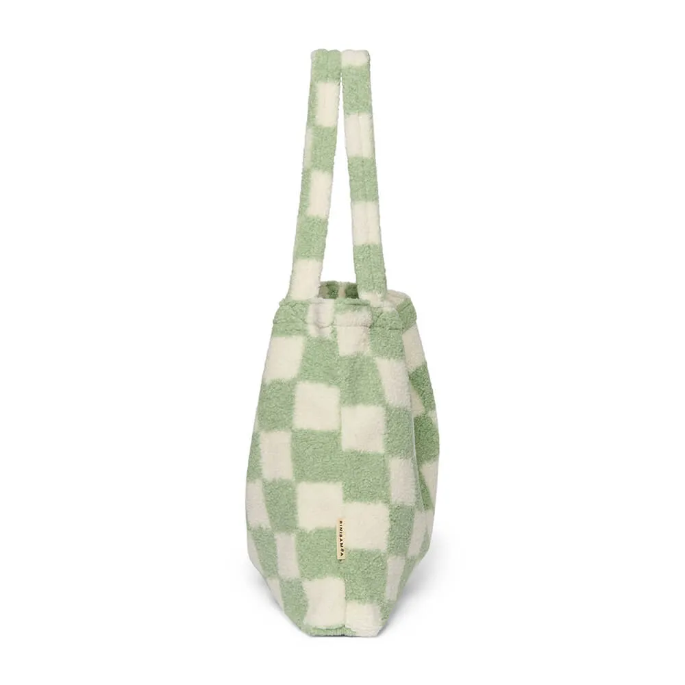 Teddy Mom Bag Checked - Studio Noos X Binibamba