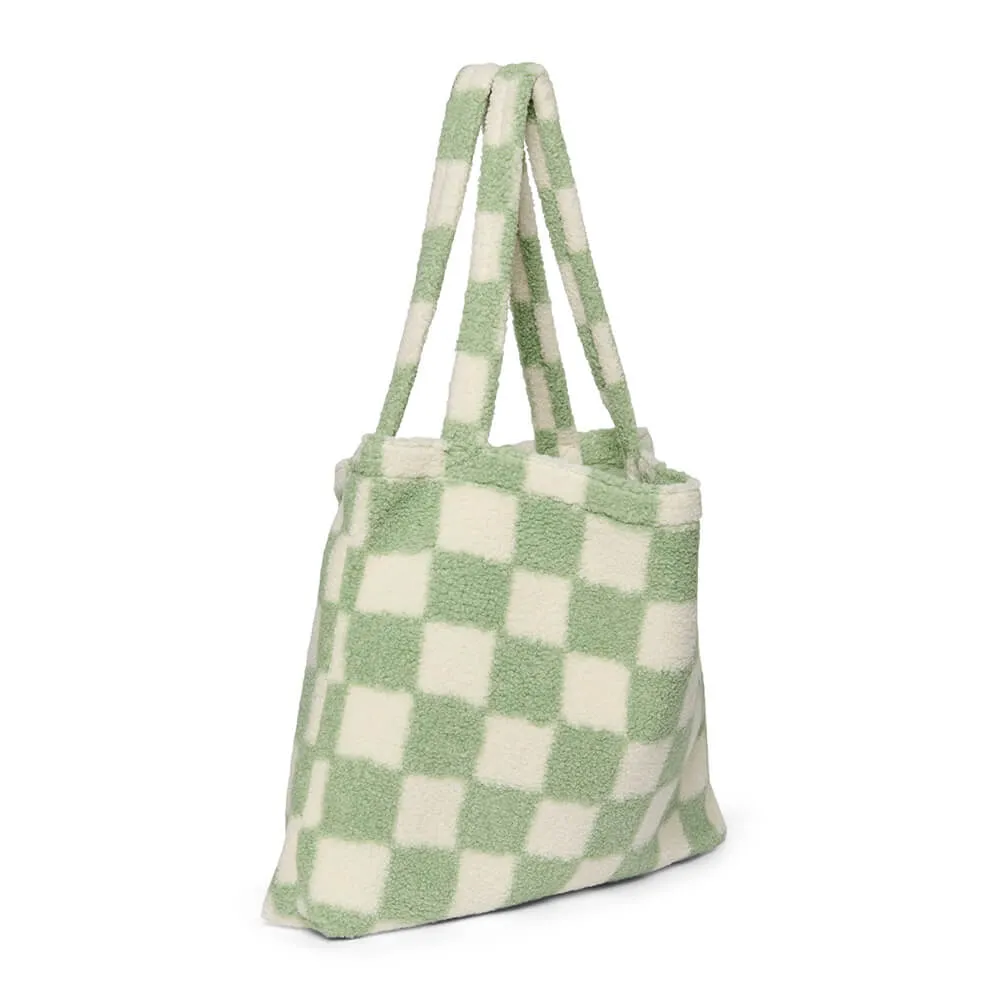 Teddy Mom Bag Checked - Studio Noos X Binibamba