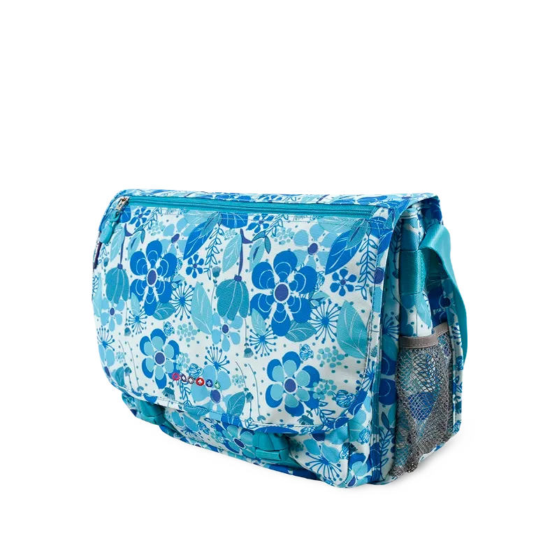Terry Messenger bag in Blue Vine - Final Sale