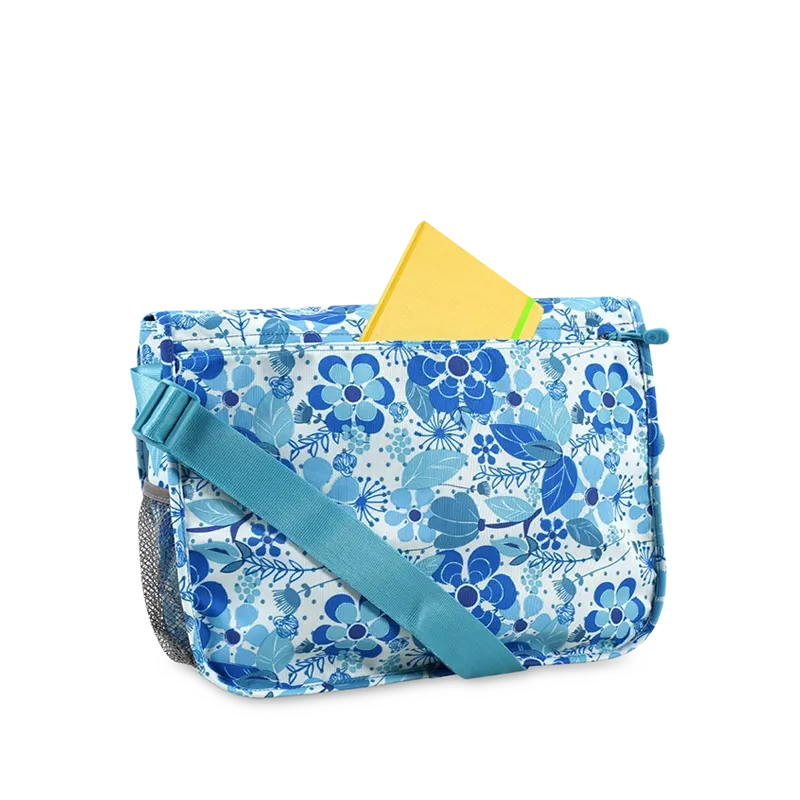 Terry Messenger bag in Blue Vine - Final Sale