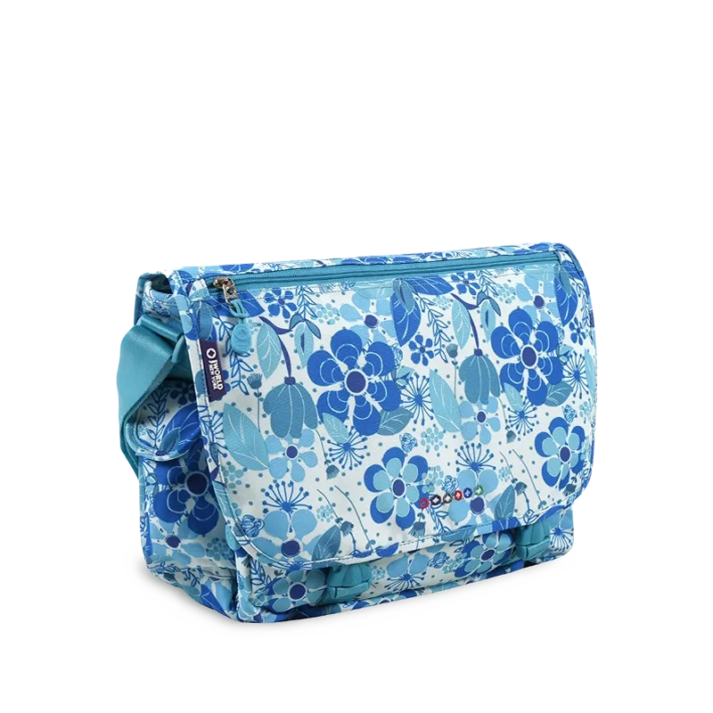 Terry Messenger bag in Blue Vine - Final Sale