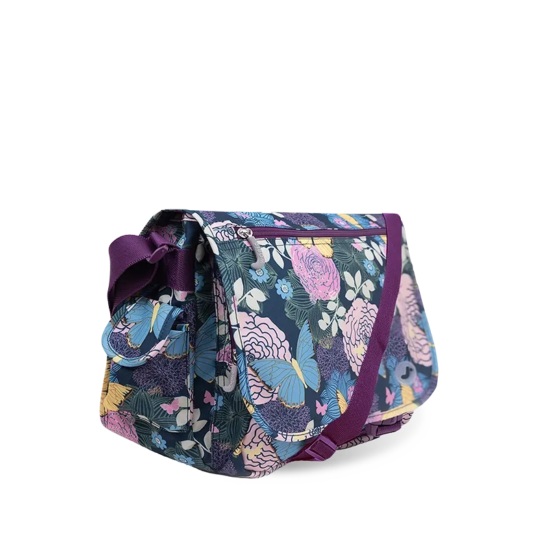 Terry Messenger bag in Secret Garden