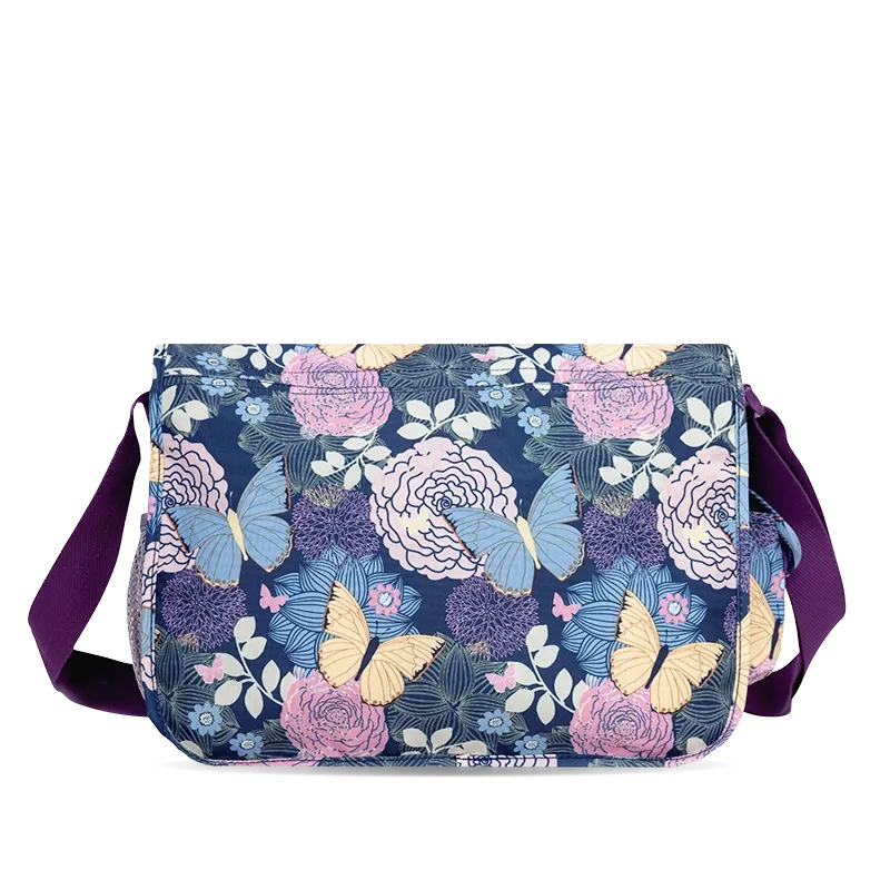 Terry Messenger bag in Secret Garden