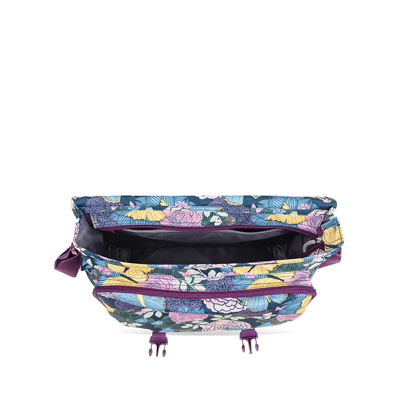 Terry Messenger bag in Secret Garden