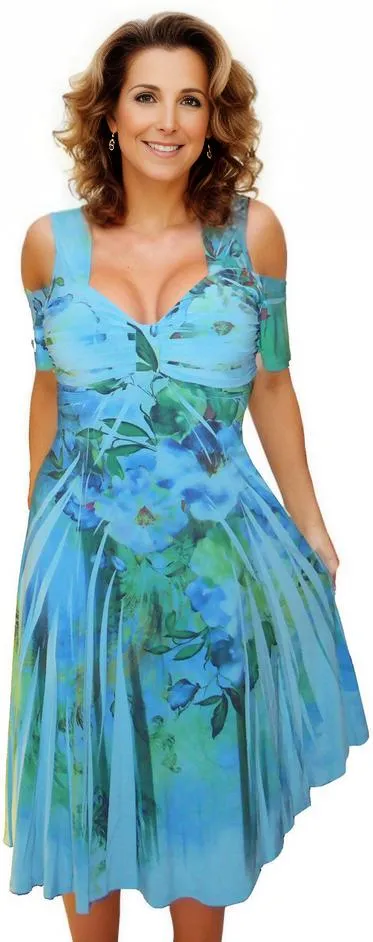 The Blue Swing Dress