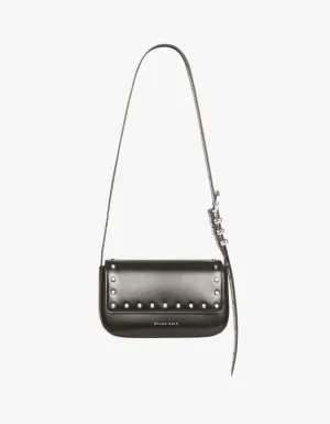 The Delilah Studded Bag - Silver/Black