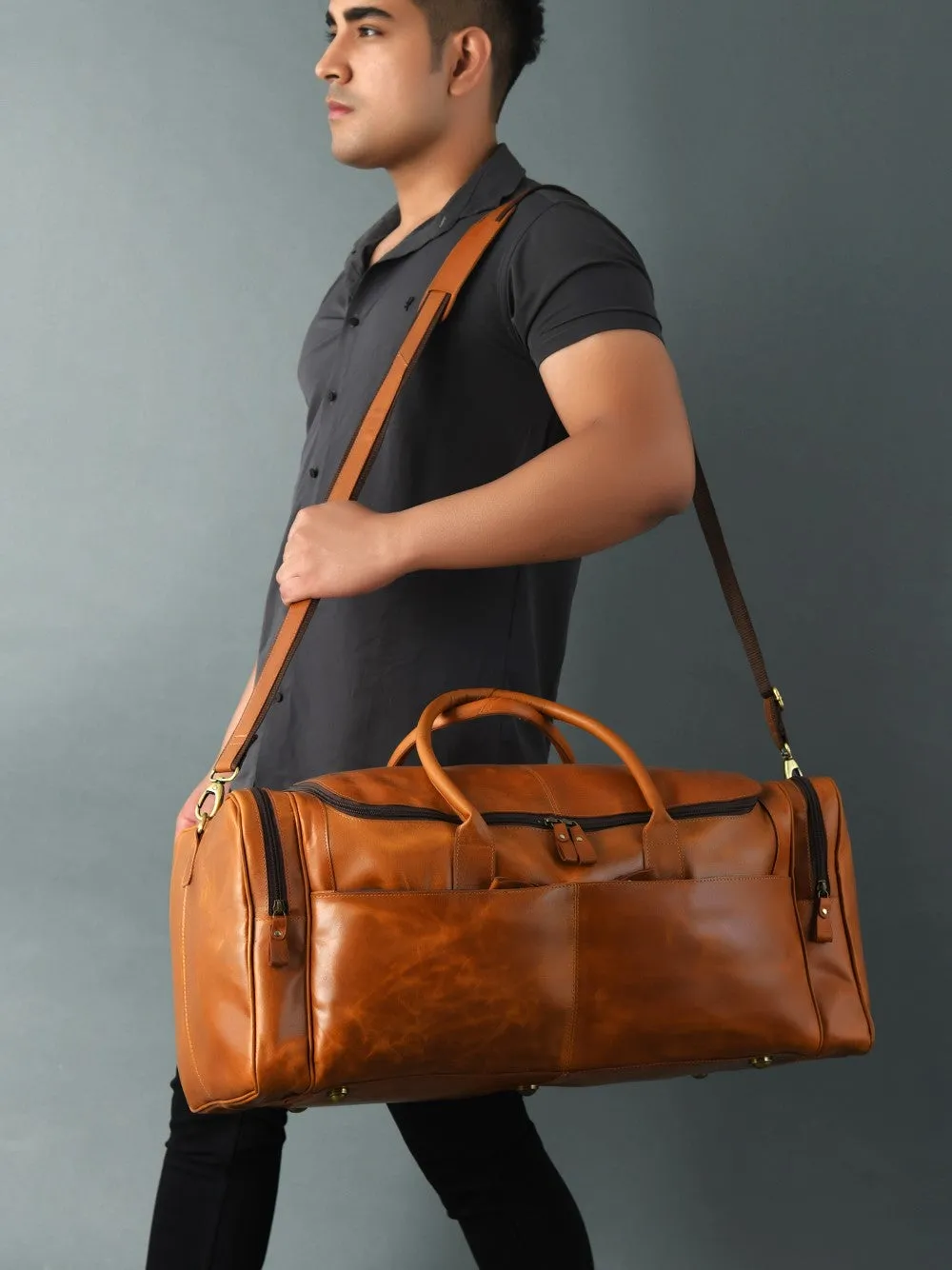 The Heavy Tan Duffle