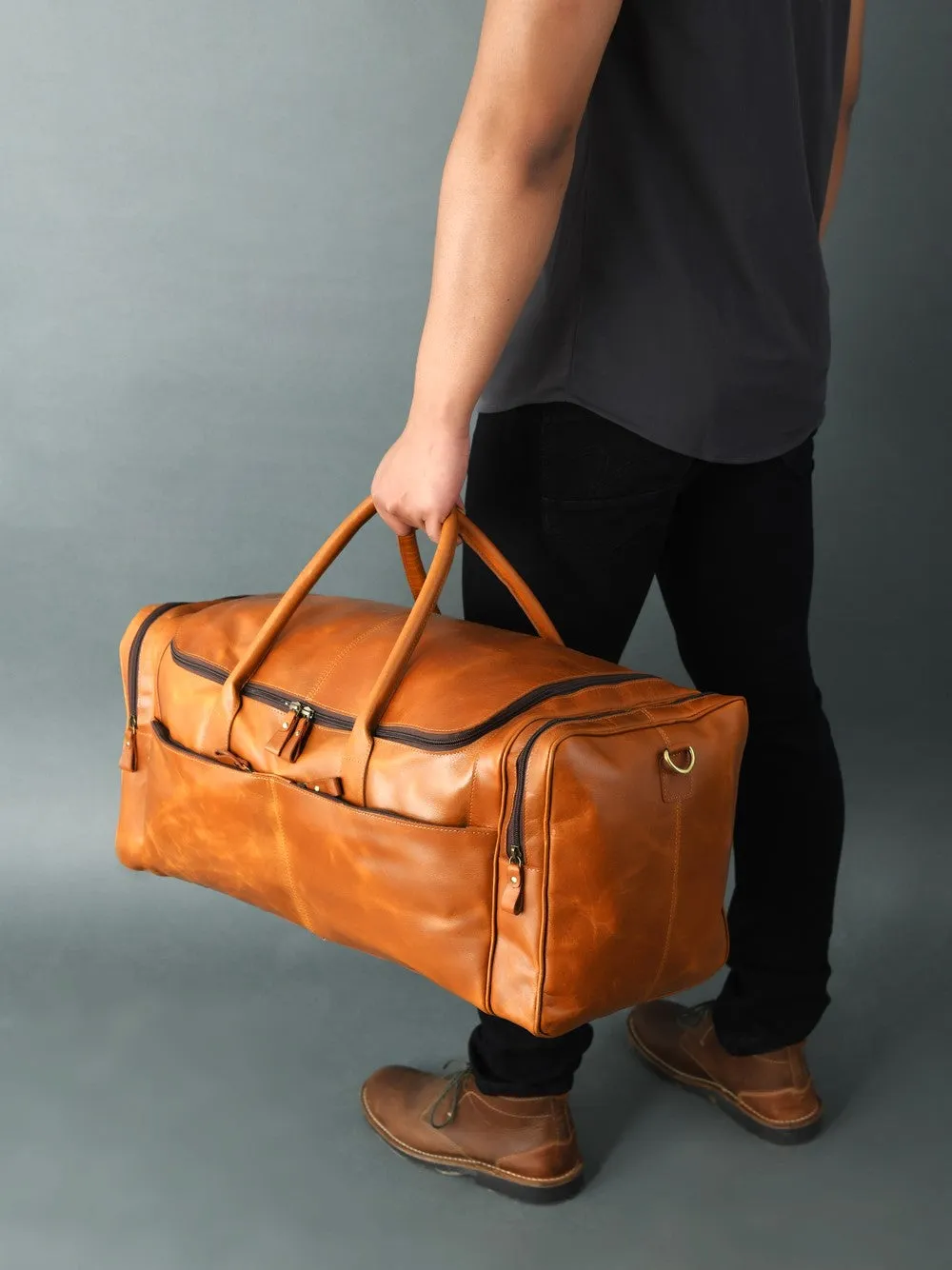 The Heavy Tan Duffle
