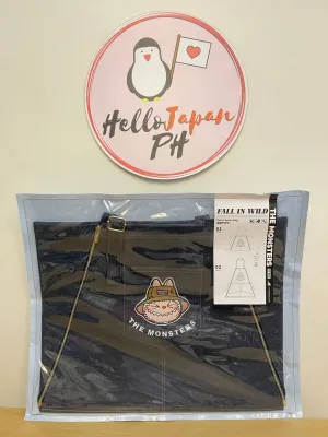 The Monsters LABUBU Fall in Wild Denim Tote Bag/Apron (ONHAND)