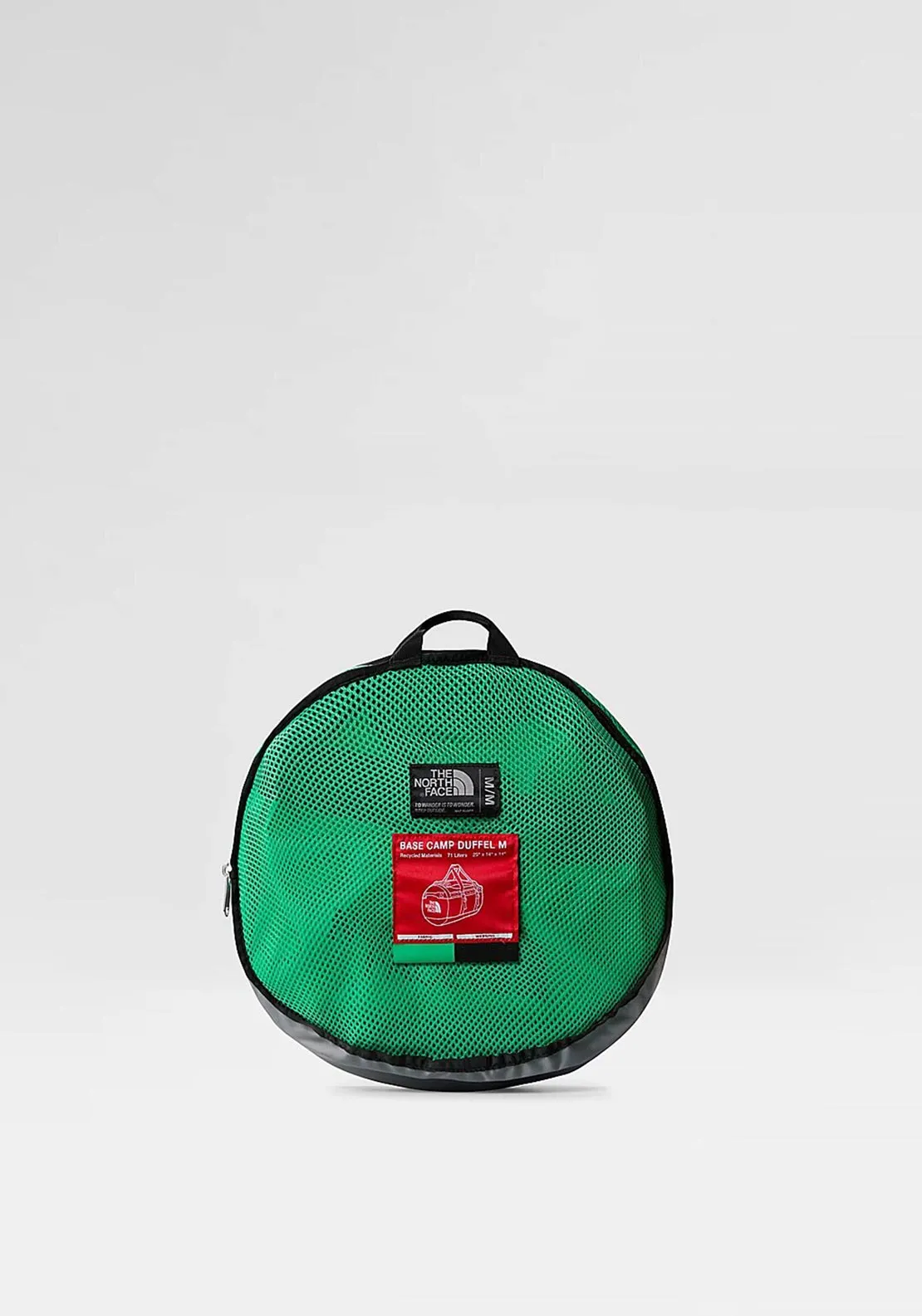 The North Face Base Camp Medium Duffel Bag, Optic Emerald & Black
