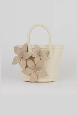The Wolf Gang La Monada Flower Bag - Creme