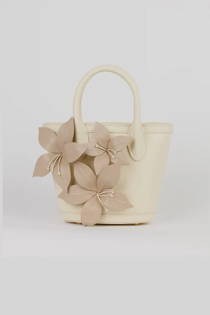 The Wolf Gang La Monada Flower Bag - Creme