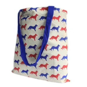 Tote Bag Reversible - Fox - Blue