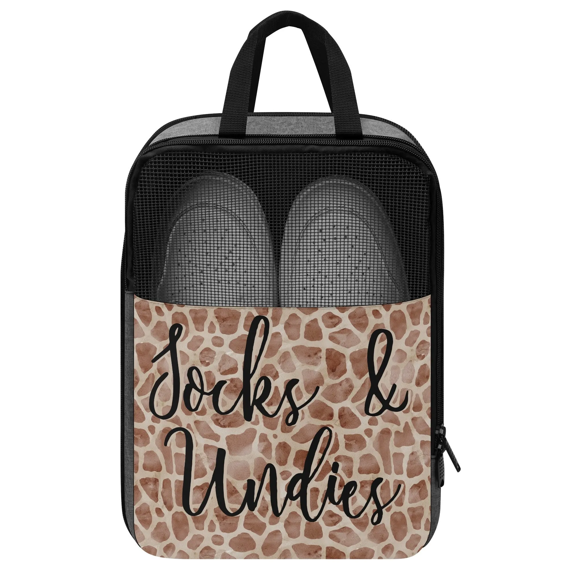 Travelling/Camping - Giraffe Print Collapsible Garment Bags - Save Space When Packing!