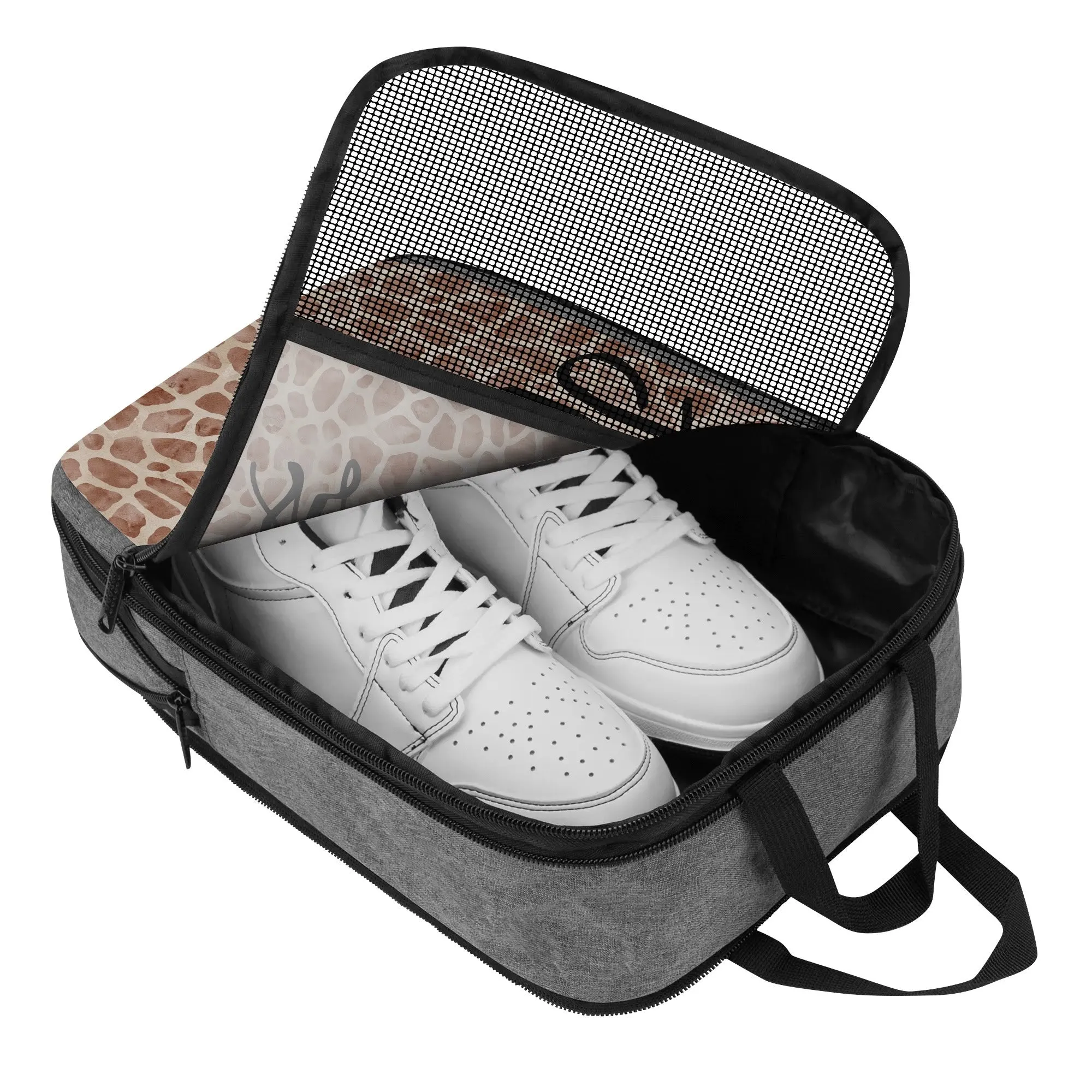 Travelling/Camping - Giraffe Print Collapsible Garment Bags - Save Space When Packing!
