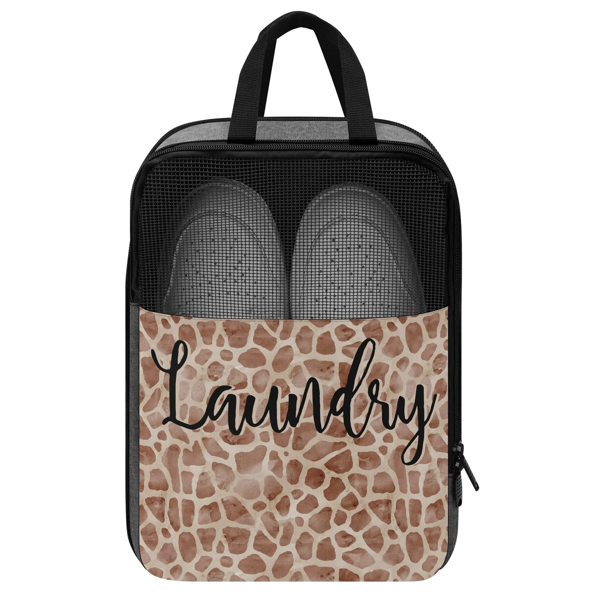 Travelling/Camping - Giraffe Print Collapsible Garment Bags - Save Space When Packing!