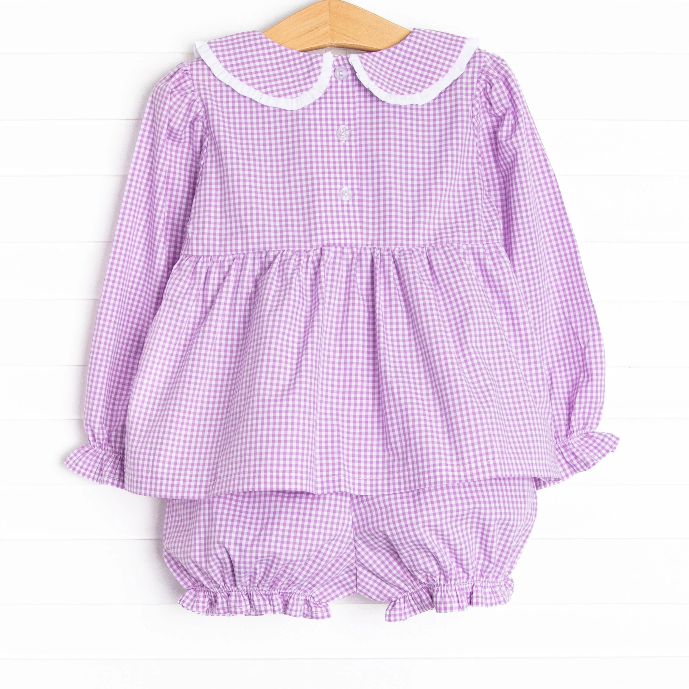 Treats not Tricks Applique Bloomer Set, Purple