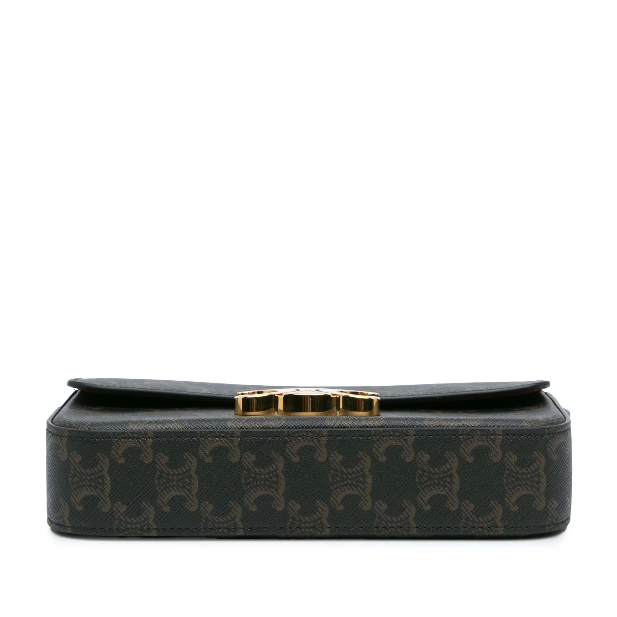 Triomphe Coated Canvas Claude Shoulder Bag