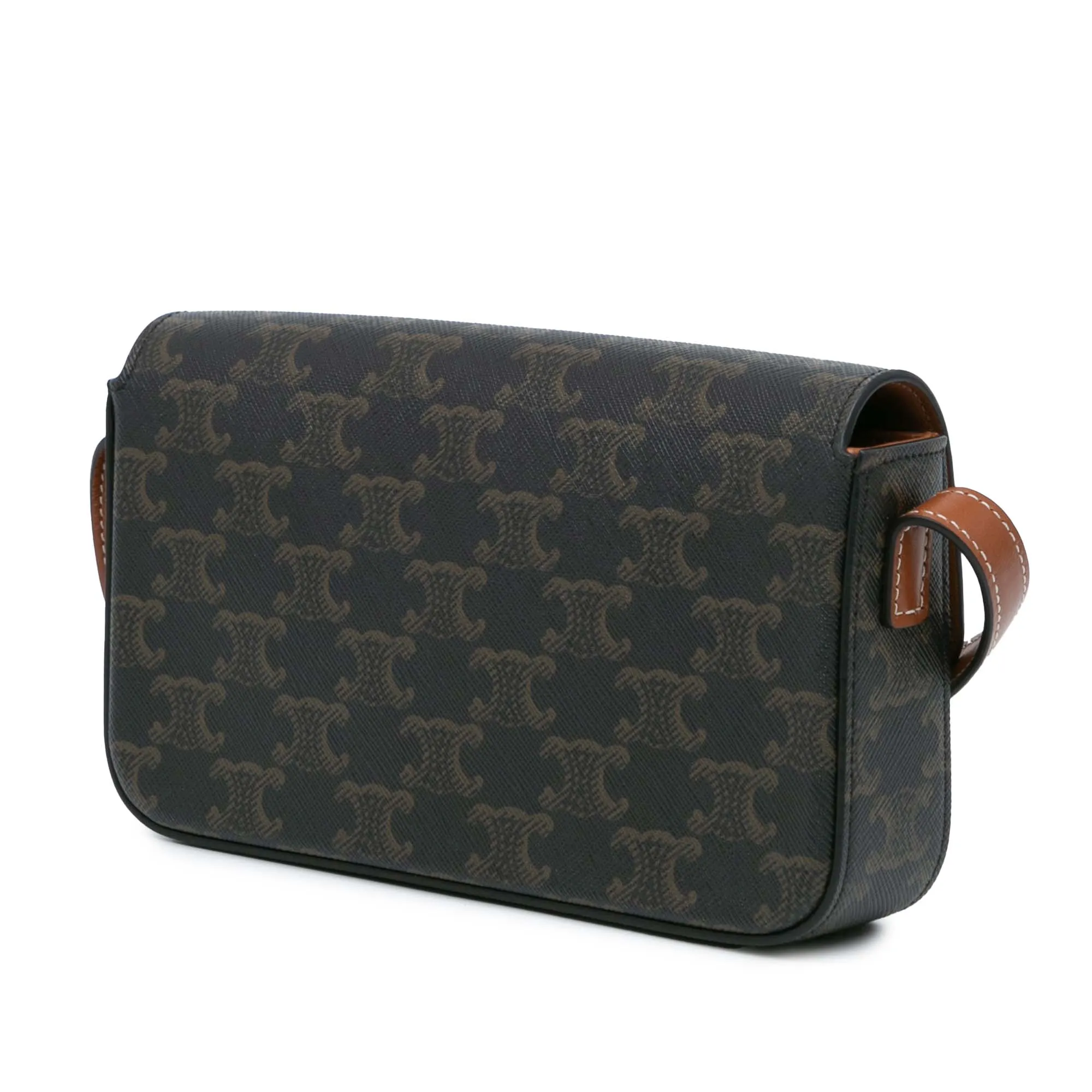Triomphe Coated Canvas Claude Shoulder Bag