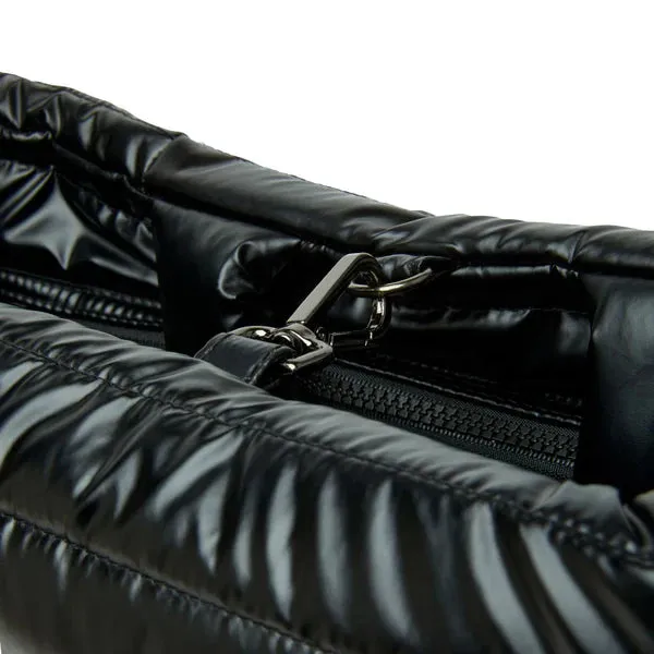 Two Faced Reversible Tote Pearl Black
