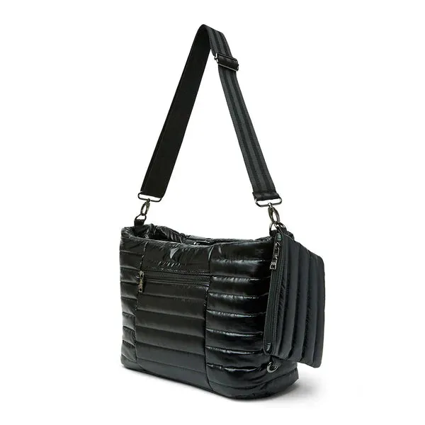 Two Faced Reversible Tote Pearl Black