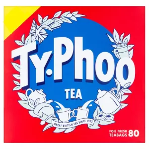 Typhoo 80 Tea bags PMP 232g (Case of 6)