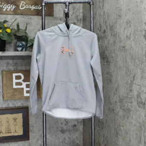 Under Armour Womens Storm1 Sherpa Lined Loose Hoodie Sweatshirt Gray S