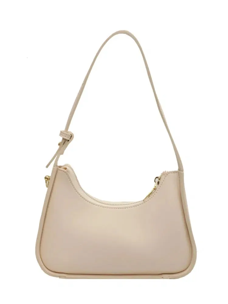 Unique Strap Curved Shoulder Bag