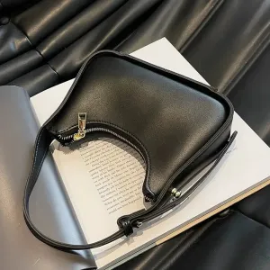 Unique Strap Curved Shoulder Bag