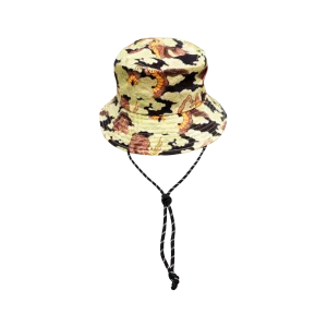 [UNISEX] BANGXGANJI X LOCO MOSQUITO YOKAI CAMO BUCKET HAT (BROWN / GREEN)
