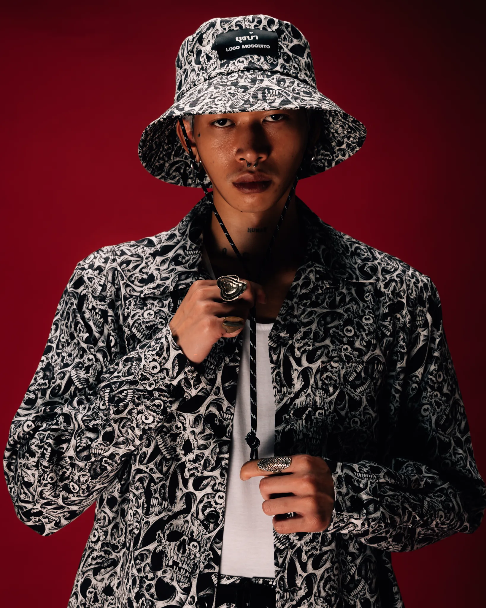 [UNISEX] RAFEL DELALANDE X LOCO MOSQUITO BUCKET HAT