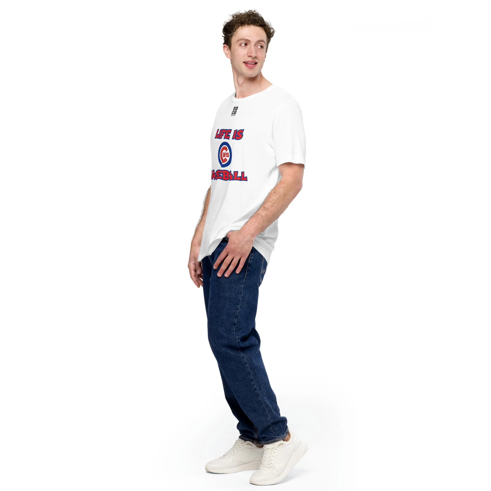 Unisex t-shirt "10105-0011-05 Life Is Cubs Baseball (Black Logo)"
