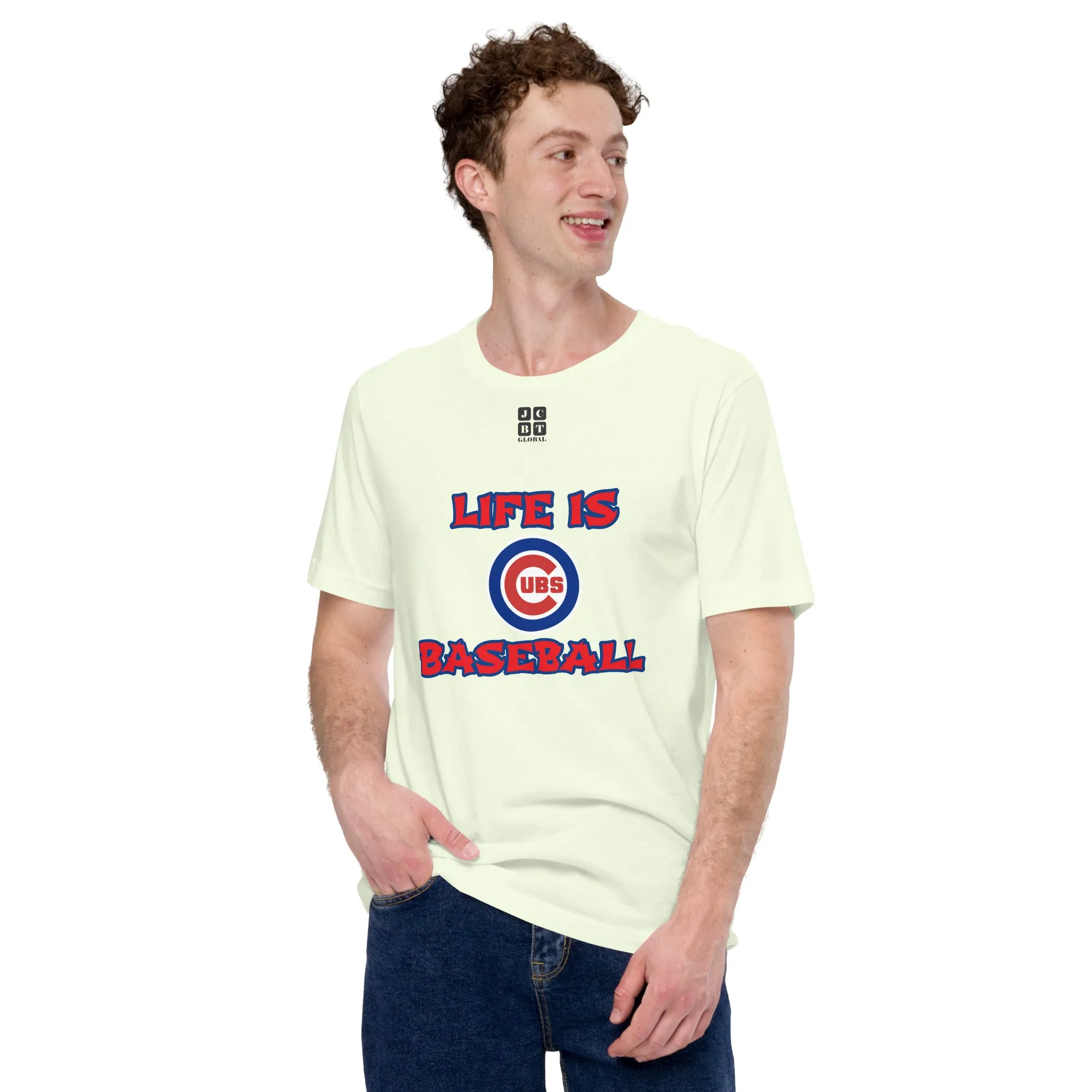 Unisex t-shirt "10105-0011-05 Life Is Cubs Baseball (Black Logo)"