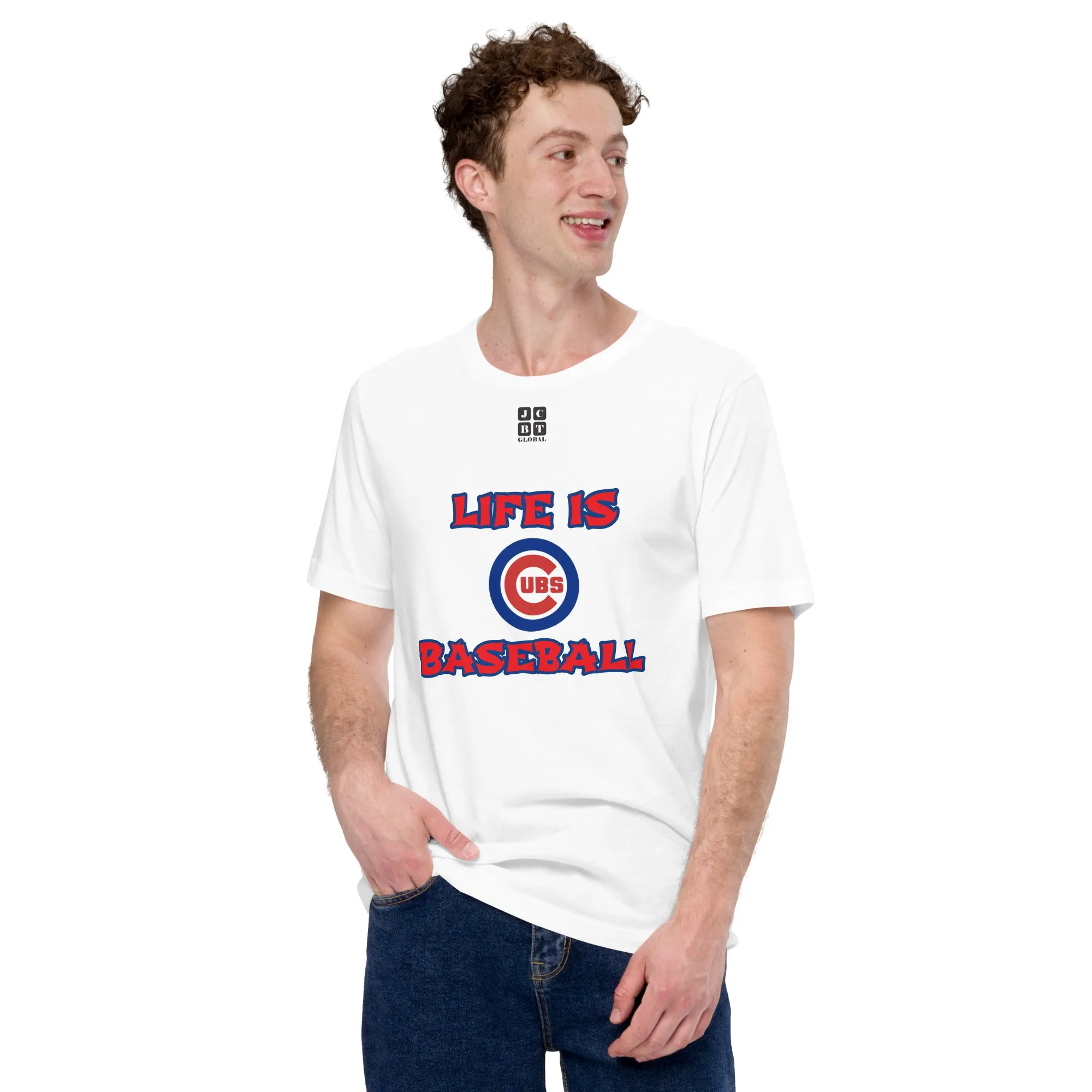 Unisex t-shirt "10105-0011-05 Life Is Cubs Baseball (Black Logo)"