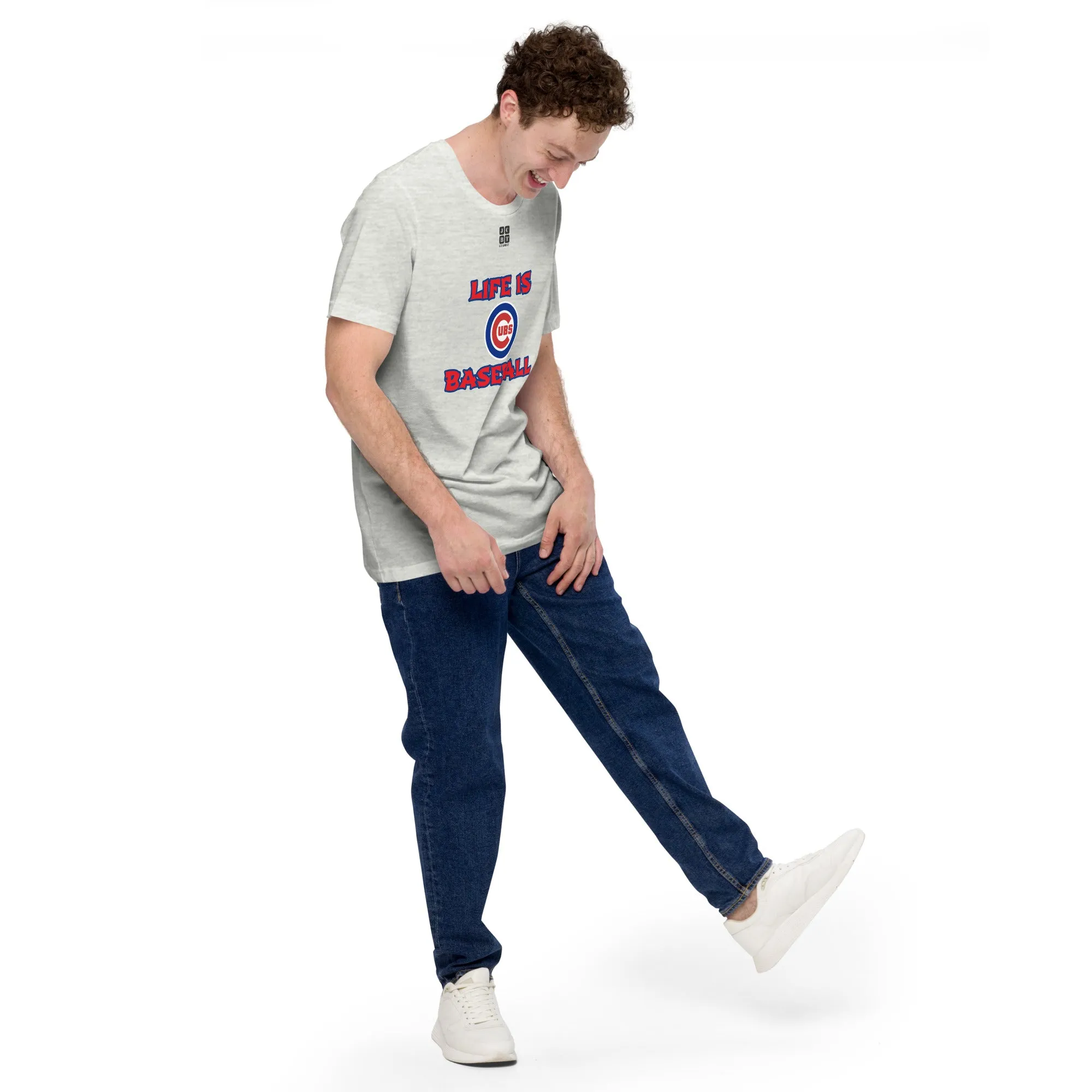 Unisex t-shirt "10105-0011-05 Life Is Cubs Baseball (Black Logo)"