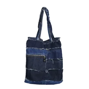 Up and Go - Reversible Denim Tote Bag