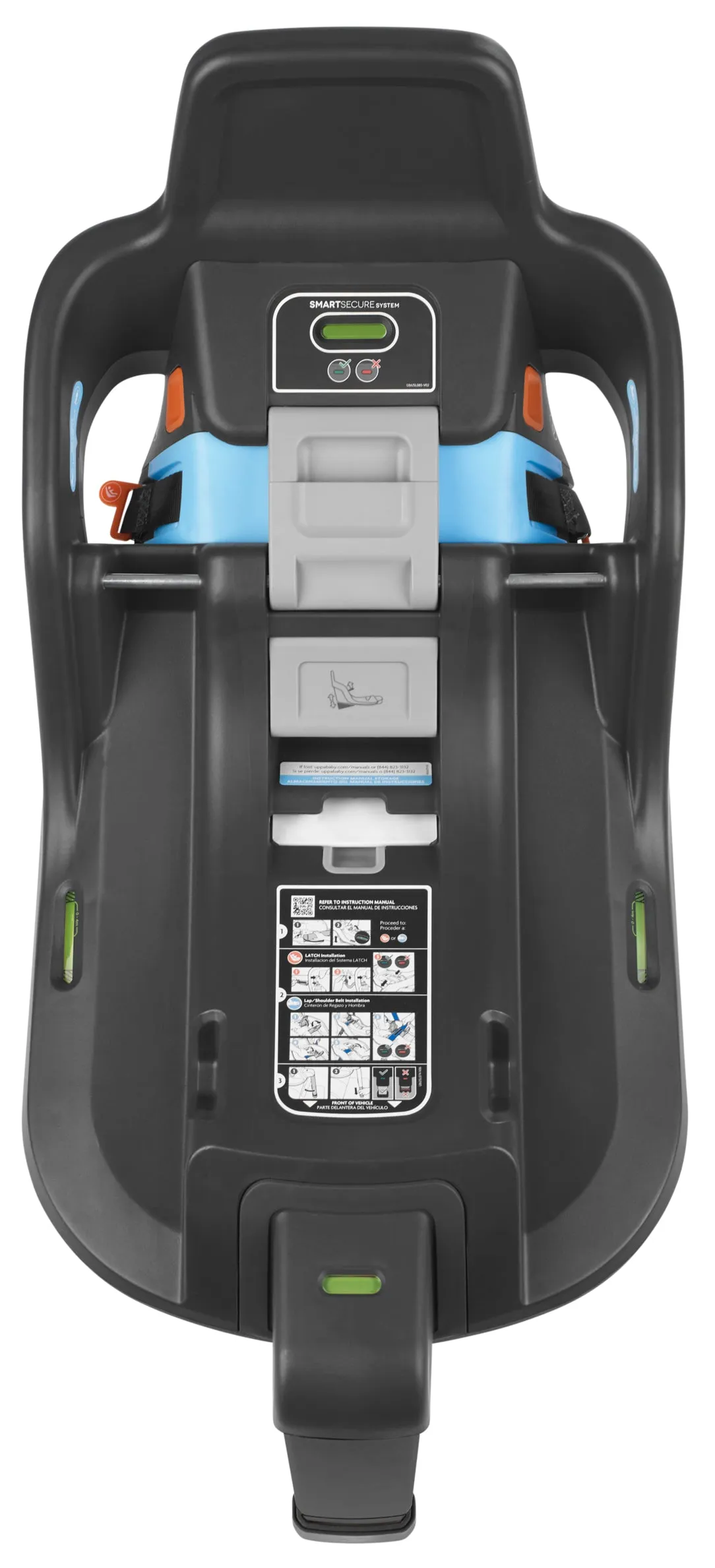 UPPAbaby Aria Infant Car Seat - Greyson (Charcoal Melange/Saddle Leather)