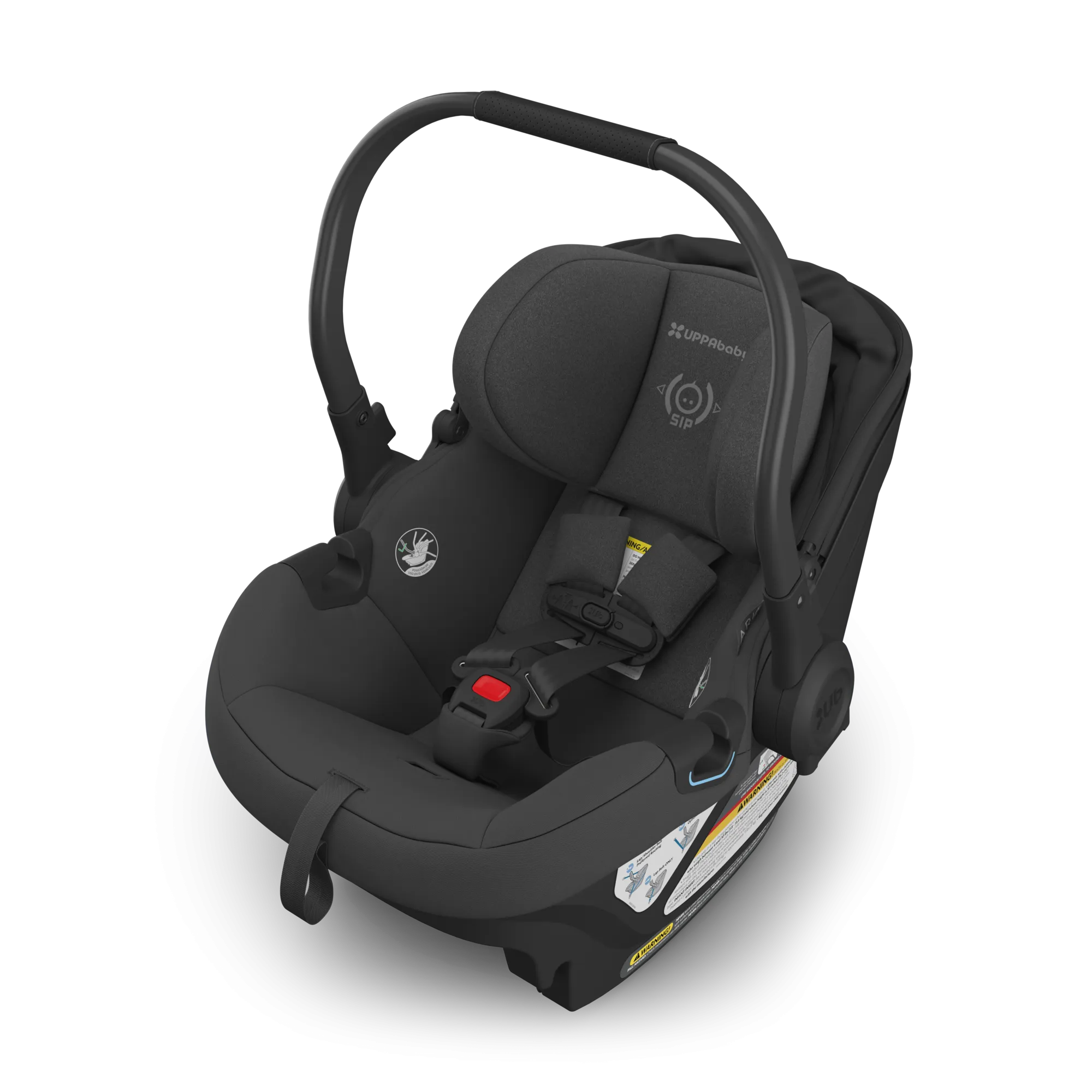 UPPAbaby Aria Infant Car Seat - Jake (Charcoal/Black Leather)