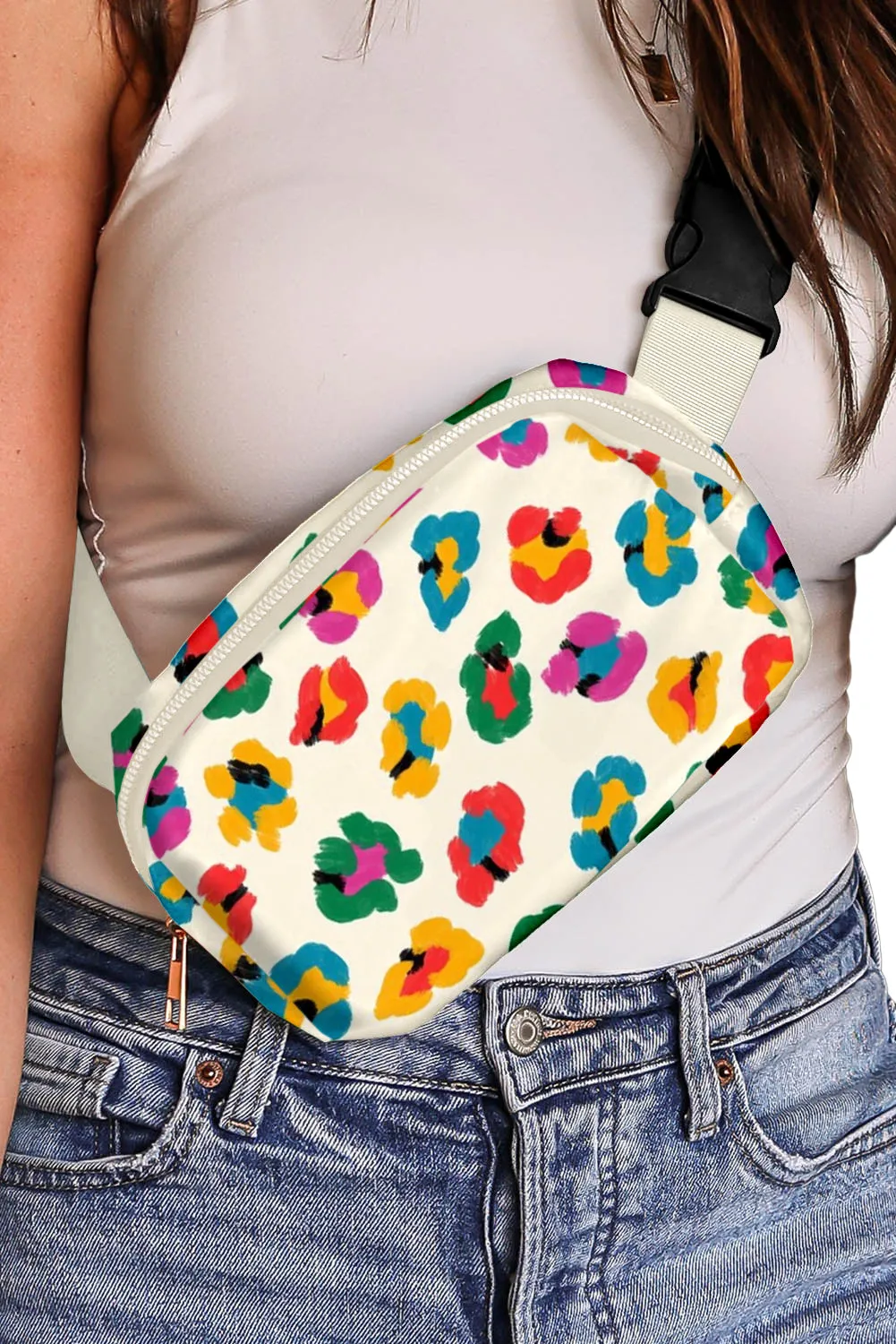 Uptown Dallas Leopard Crossbody Bag
