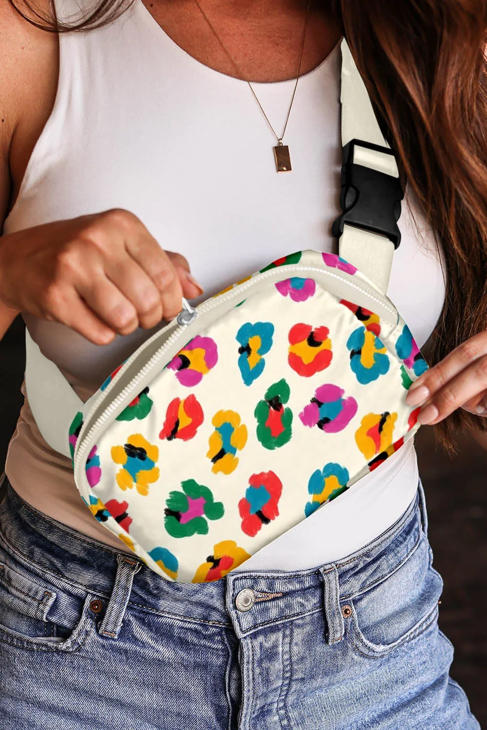 Uptown Dallas Leopard Crossbody Bag