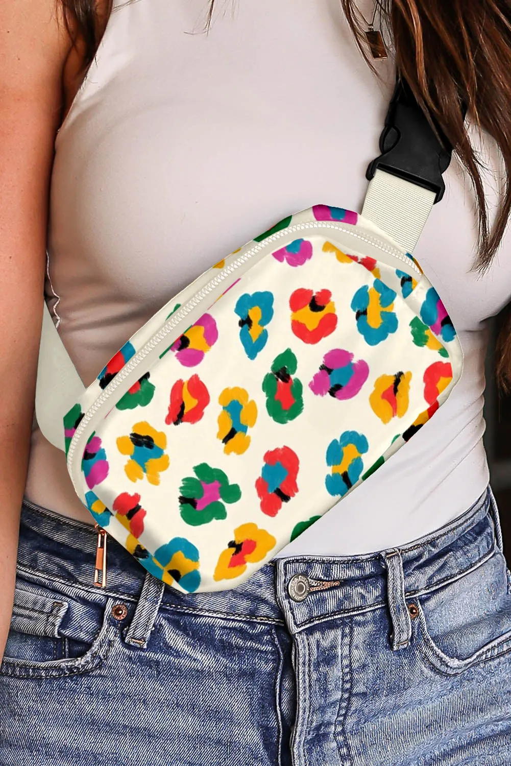 Uptown Dallas Leopard Crossbody Bag