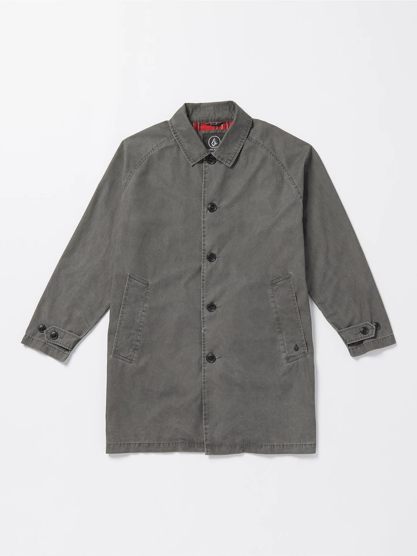 V Ent Noa Deane Trenchcoat - HEATHER GREY