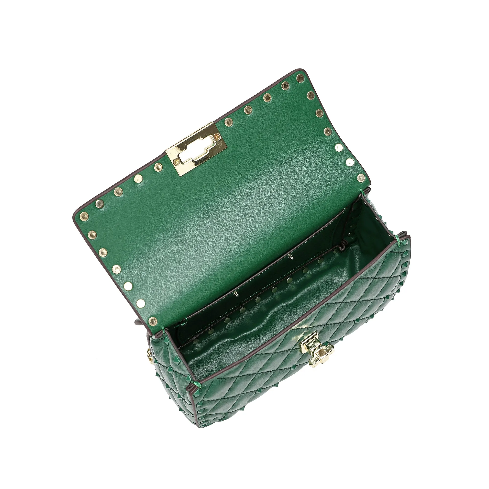Valenté Studded Leather Shoulder Bag