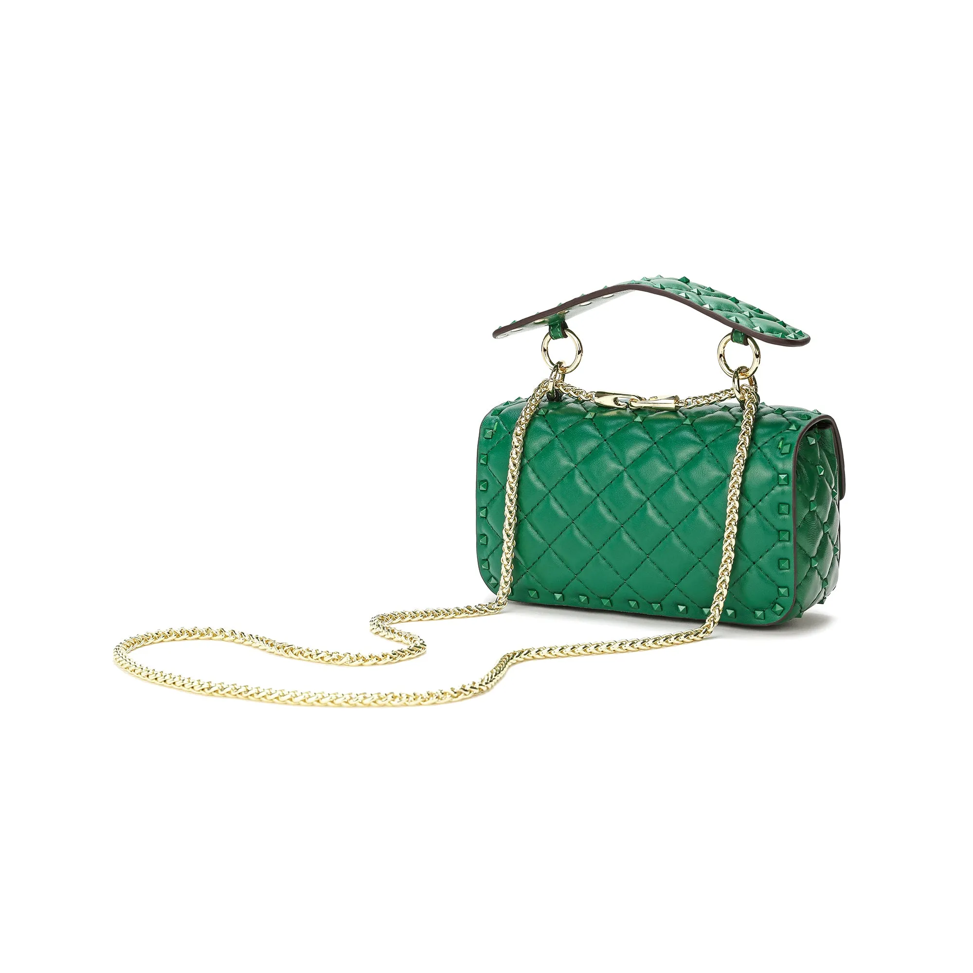 Valenté Studded Leather Shoulder Bag