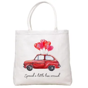 Valentine Car Tote Bag