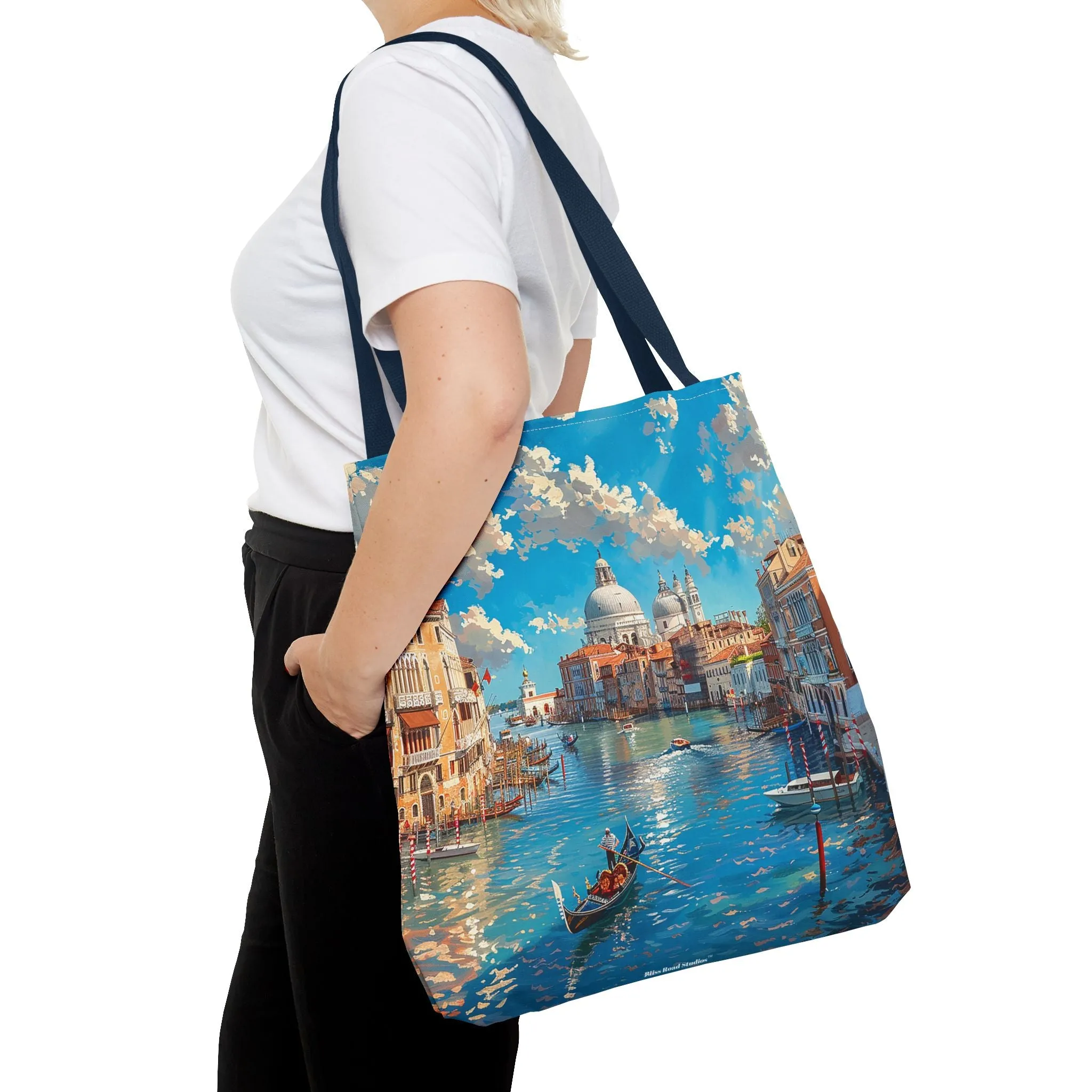 Venetian Grand Canal Tote Bag - Sail Through Venice - Carry the Magic Wherever You Go! Available in 3 sizes.
