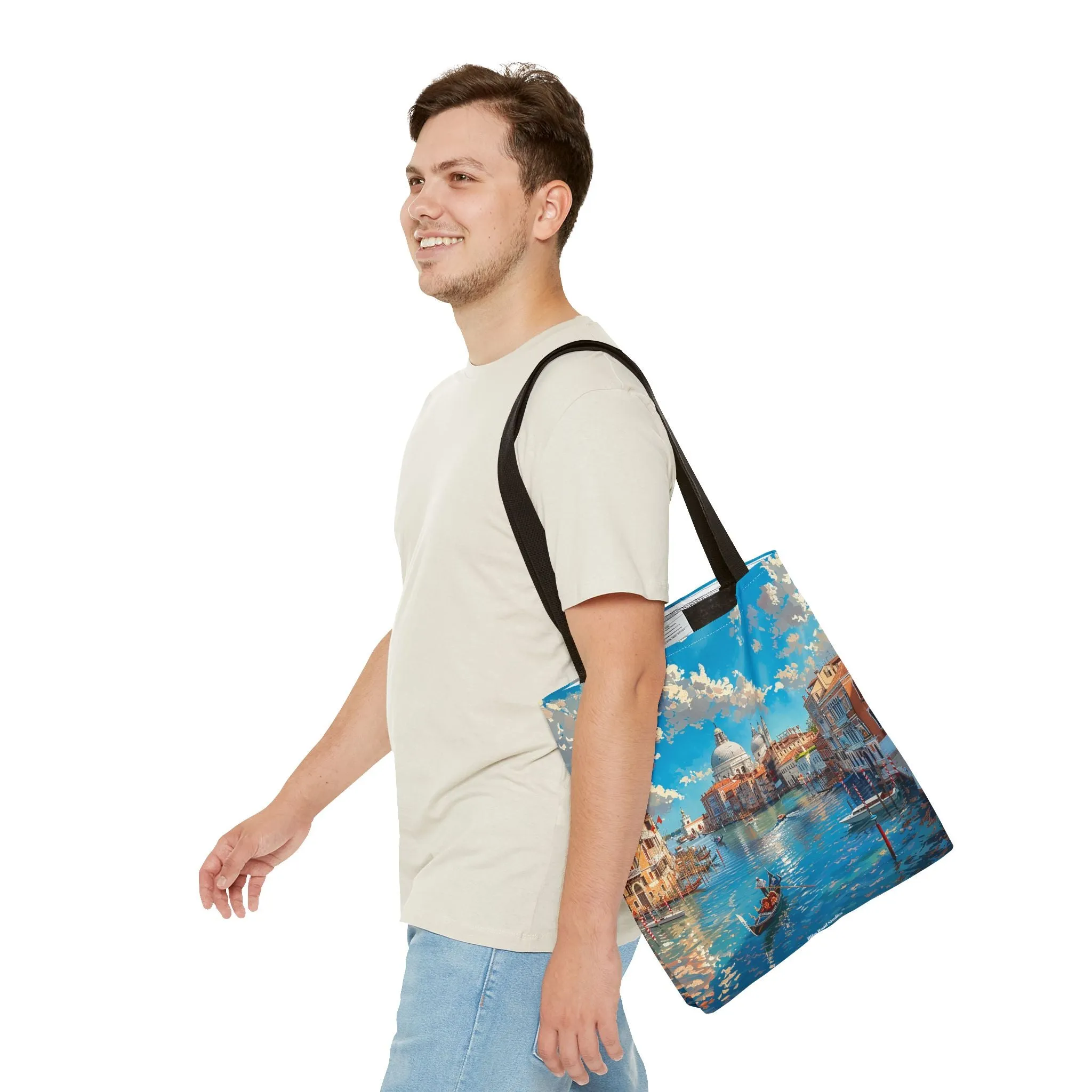 Venetian Grand Canal Tote Bag - Sail Through Venice - Carry the Magic Wherever You Go! Available in 3 sizes.