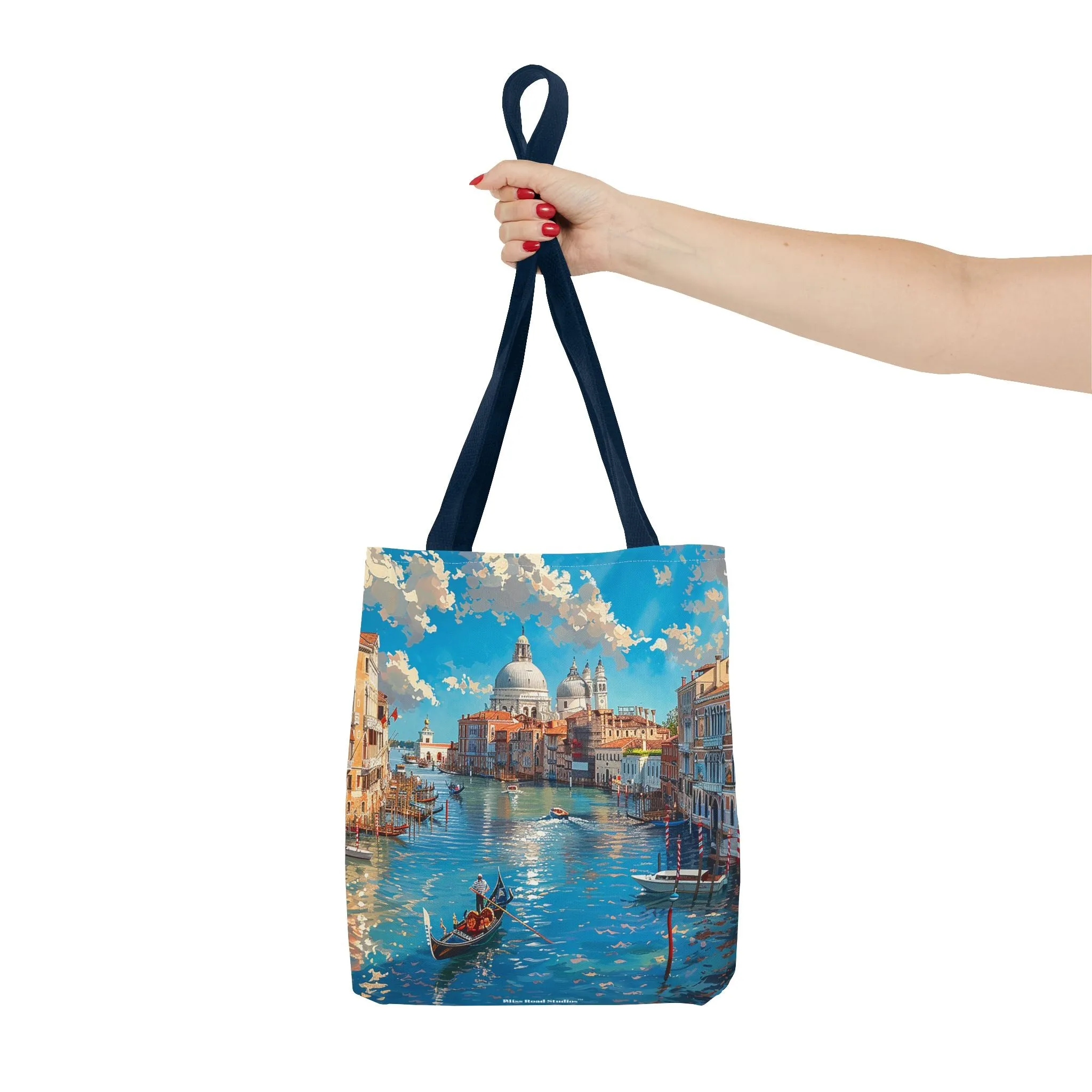 Venetian Grand Canal Tote Bag - Sail Through Venice - Carry the Magic Wherever You Go! Available in 3 sizes.