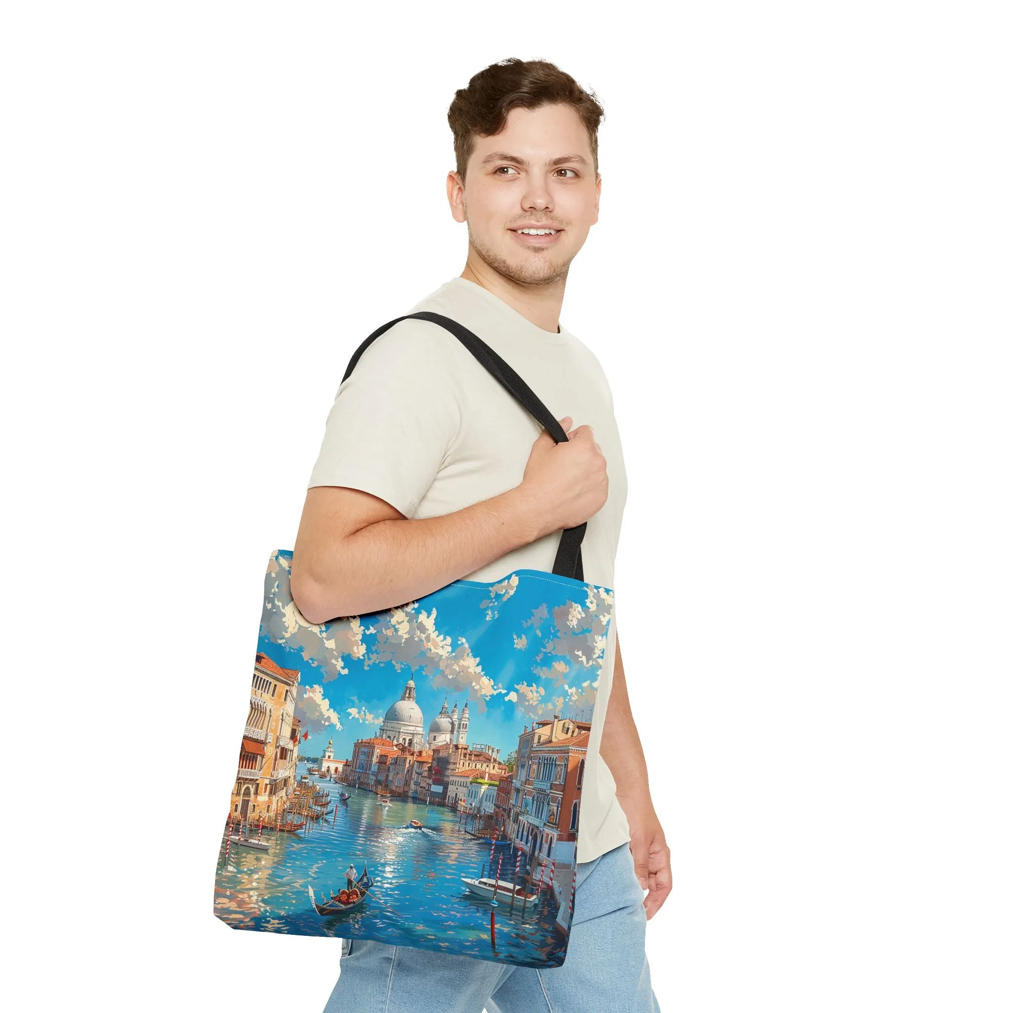 Venetian Grand Canal Tote Bag - Sail Through Venice - Carry the Magic Wherever You Go! Available in 3 sizes.