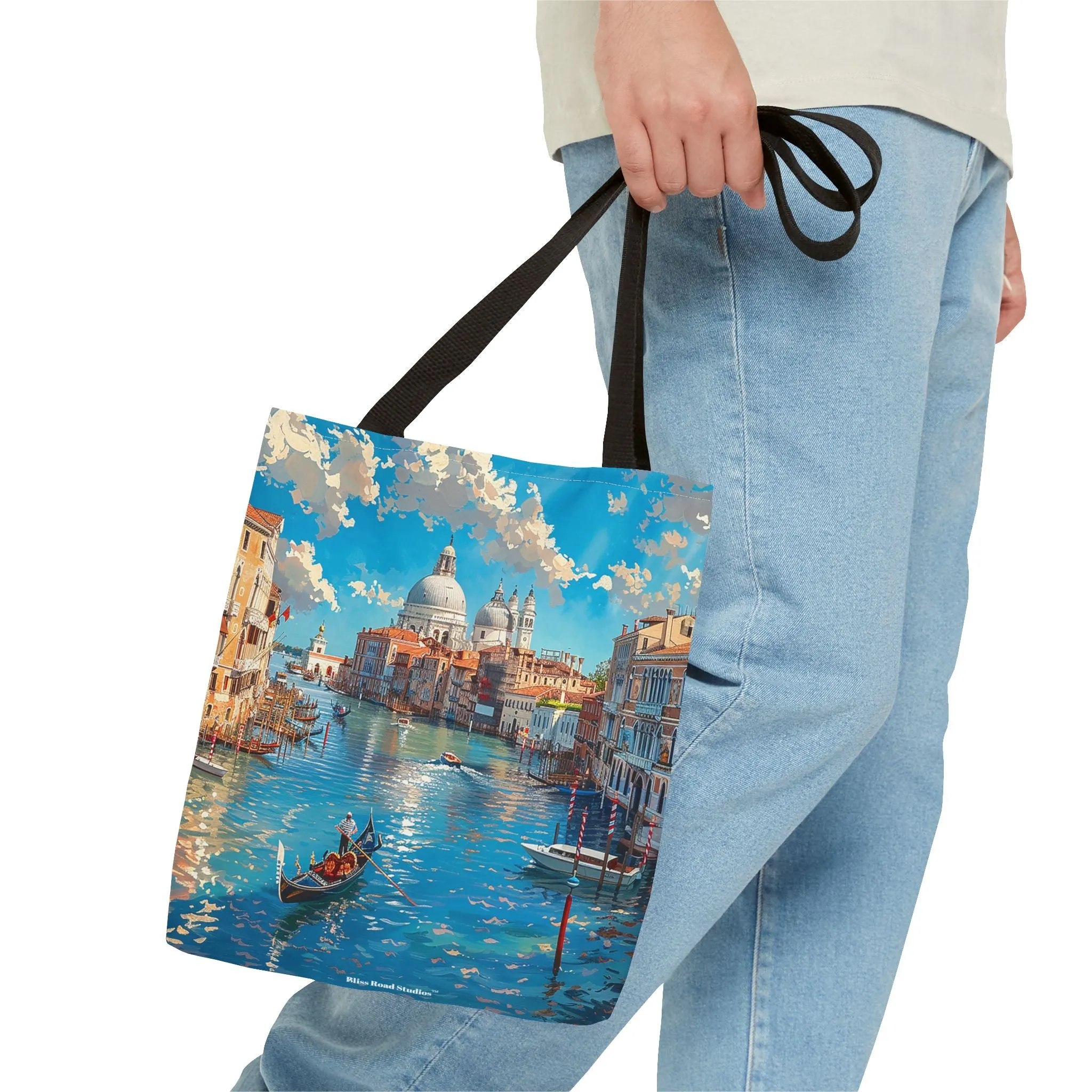 Venetian Grand Canal Tote Bag - Sail Through Venice - Carry the Magic Wherever You Go! Available in 3 sizes.